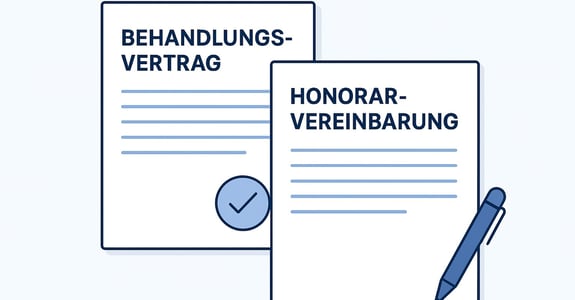 Muster für Behandlungsvertrag und Honorarvereinbarung in der ärztlichen Privatabrechnung